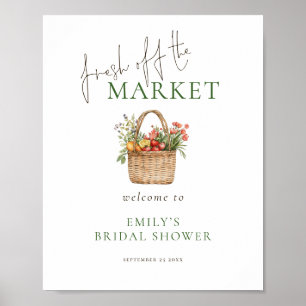 Poster Fraîchement arrivé sur le Marché Bienvenue à l'ent
