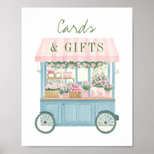 Poster Fraîchement Hors Du Marché Cartes Cadeaux Signal C