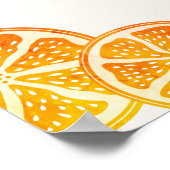 Poster Fraîcheur Citrus Foliage Mariage (Coin)