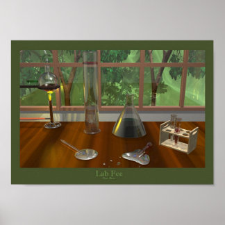 Poster Frais de laboratoire