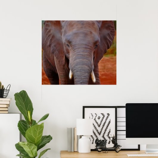 Poster Frais d'éléphants (Bureau à domicile)
