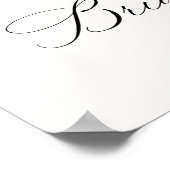 Poster Frais Éclos Mariage Bienvenue (Coin)
