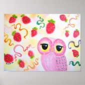 Poster fraise (Devant)