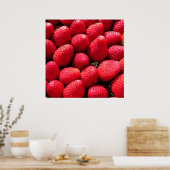 Poster fraise (Cuisine)