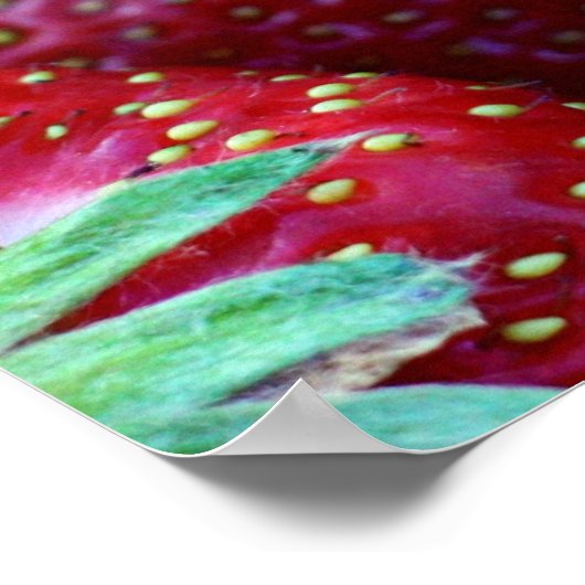 Poster fraise (Coin)