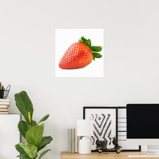 Poster Fraise (Bureau à domicile)