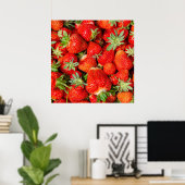 Poster fraise (Bureau à domicile)