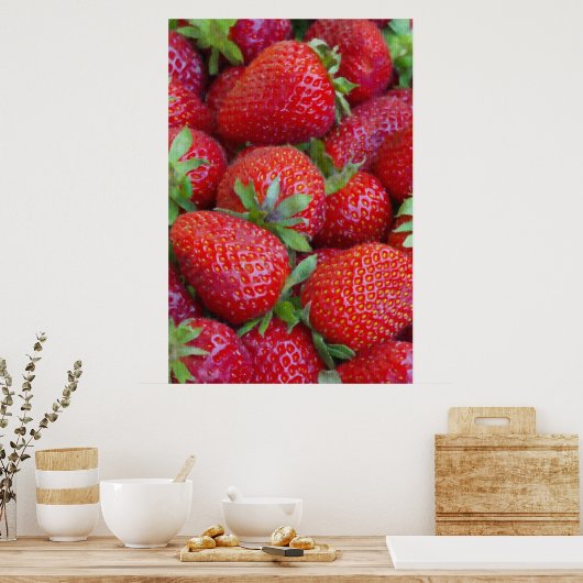 Poster Fraise (Cuisine)