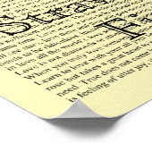 Poster Fraise - Art Print (Coin)