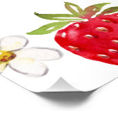 Poster Fraise Berry Premier anniversaire Jalon (Coin)