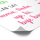 Poster Fraise Berry Sweet Premier anniversaire Jalon (Coin)