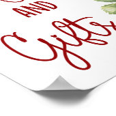 Poster Fraise | Carte de bébé et panneau de cadeaux (Coin)