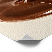 Poster Fraise de chocolat - Style peint détaillé (Coin)