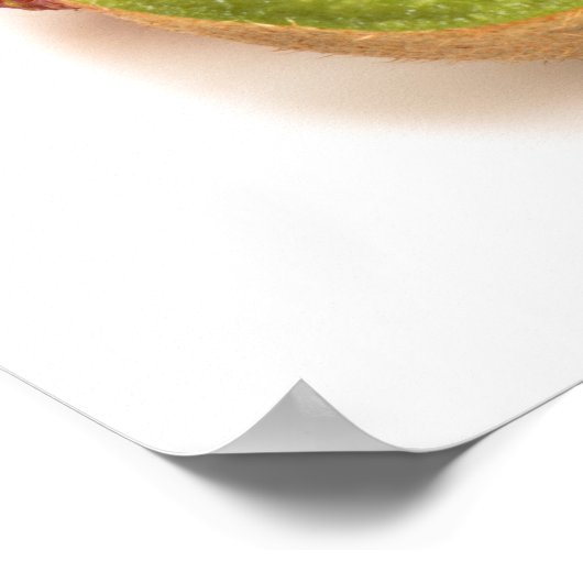 Poster Fraise et kiwi (Coin)