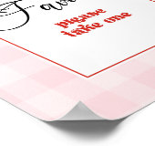 Poster Fraise Favoris s'il vous plaît prendre un (Coin)