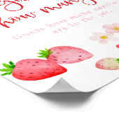 Poster Fraise sauvage Anniversaire Devinez Combien De Jeu (Coin)