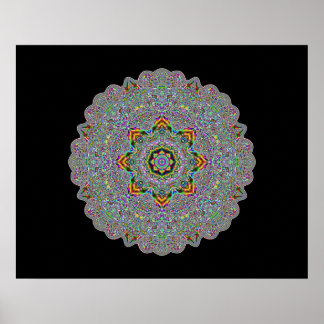 Poster Fraisée noire