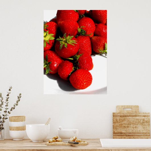 Poster Fraises (Cuisine)