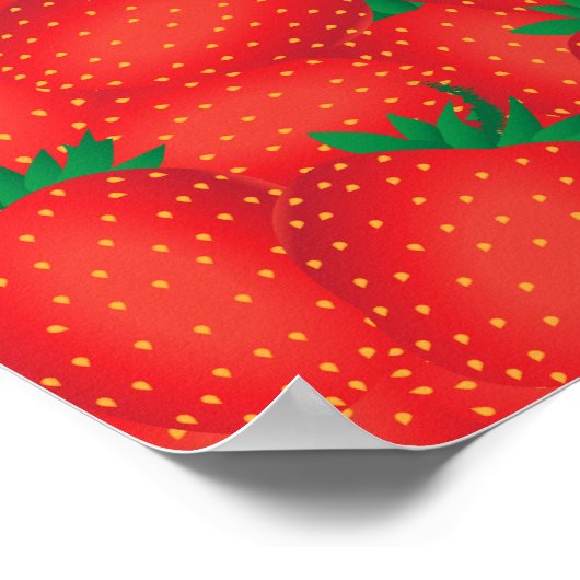 Poster Fraises (Coin)