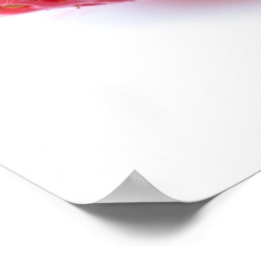 Poster Fraises (Coin)