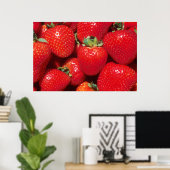 Poster Fraises (Bureau à domicile)