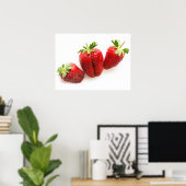 Poster Fraises (Bureau à domicile)