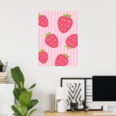 Poster Fraises (Bureau à domicile)