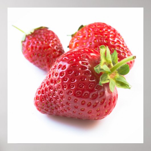 Poster Fraises (Devant)