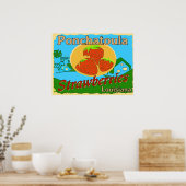 Poster Fraises de Louisiane, Ponchatoula (Cuisine)