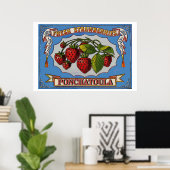 Poster Fraises de Ponchatoula, LA (Bureau à domicile)