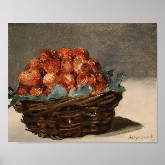 Poster Fraises | Édouard Manet (Devant)
