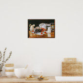 Poster Fraises et crème 2004 (Cuisine)