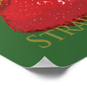 Poster Fraises fraîches d'été (Coin)