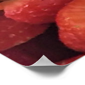 Poster Fraises Photo (Coin)