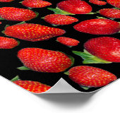 Poster Fraises rouges délicieuses, (Coin)