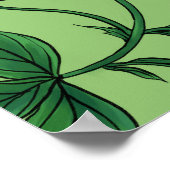 Poster Fraises sauvages rouge/jaune/vert/ (Coin)