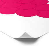 Poster Framboise Fruit Baie Rose (Coin)