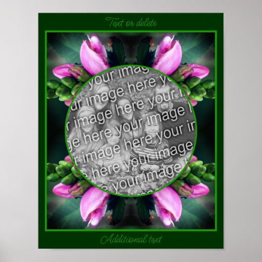 Poster Frame à tête de Turtlehead Créez votre propre phot (Devant)