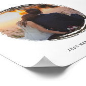 Poster Frame Cercle Peinture Défiler Photo Love (Coin)