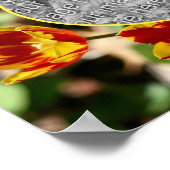 Poster Frame Fleurs Tulip Fiery Créer Votre Propre Photo (Coin)