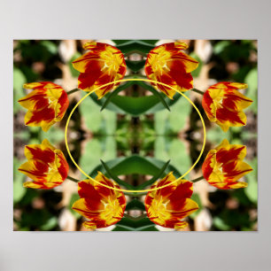 Poster Frame Fleurs Tulip Fiery Créer Votre Propre Photo