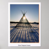Poster Frame Teepee cri (Devant)