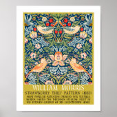 Poster Frameur de fraises - Conception de William Morris (Devant)