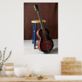 Poster Framus Hollowbody Électrique Guitare d'art (Cuisine)