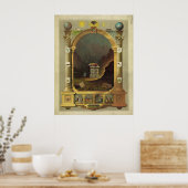 Poster Franc-maçonnerie maçonnique (Cuisine)