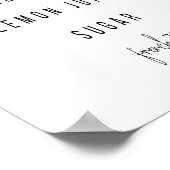 Poster Français 75 Recette Cocktail (Coin)