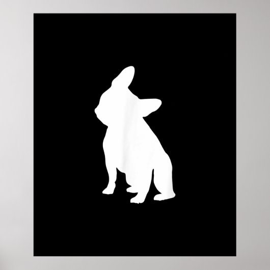 Poster français bulldog | frenchie cadeau mignon (Devant)