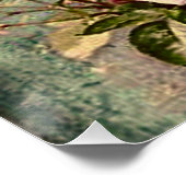 Poster francais chic, shabby chic, roses roses roses, flo (Coin)