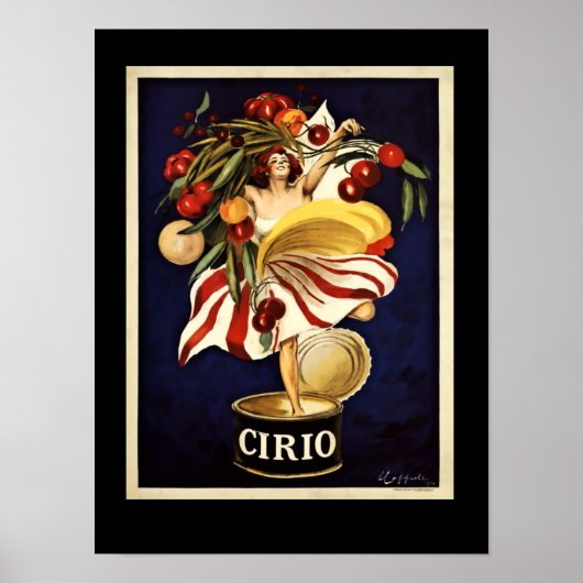 Poster français de Leonetto Cappiello 1920 "Cirio" (Devant)