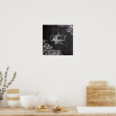 Poster français pays paris thé fête chalkboard teapot (Cuisine)